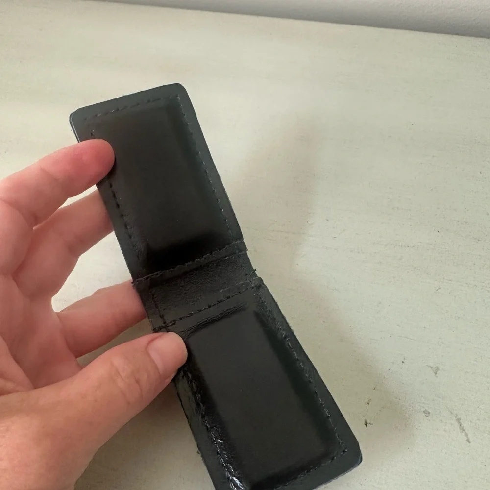 Snakeskin money clip magnetic